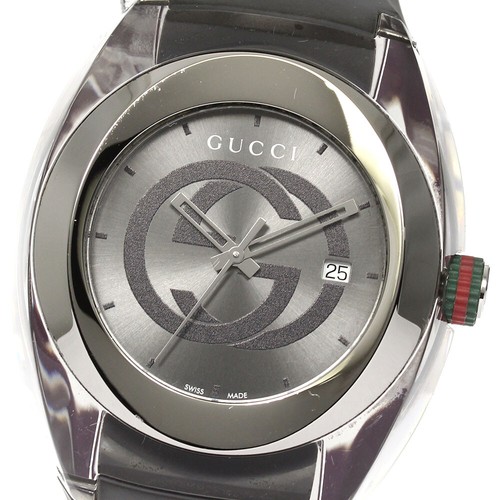 GUCCI SYNC 137.1 Date gray Dial Quartz 