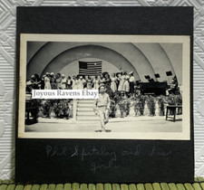 Phil Spitalny & His Girls Chicago anni 40 fotografia d'epoca bianco e nero