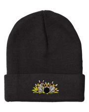 BOWLING SPLASH Embroidery Embroidered Beanie Skull Cap Hat