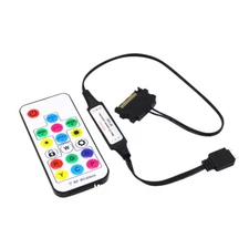 5V 3Pin SATA RGB Controller 4Pin 12V PC Computer Case Lighting for WS2812B Pixel