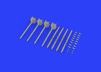 MW22 Eduard 648445 R-13M Missiles 1/48 Brassin For