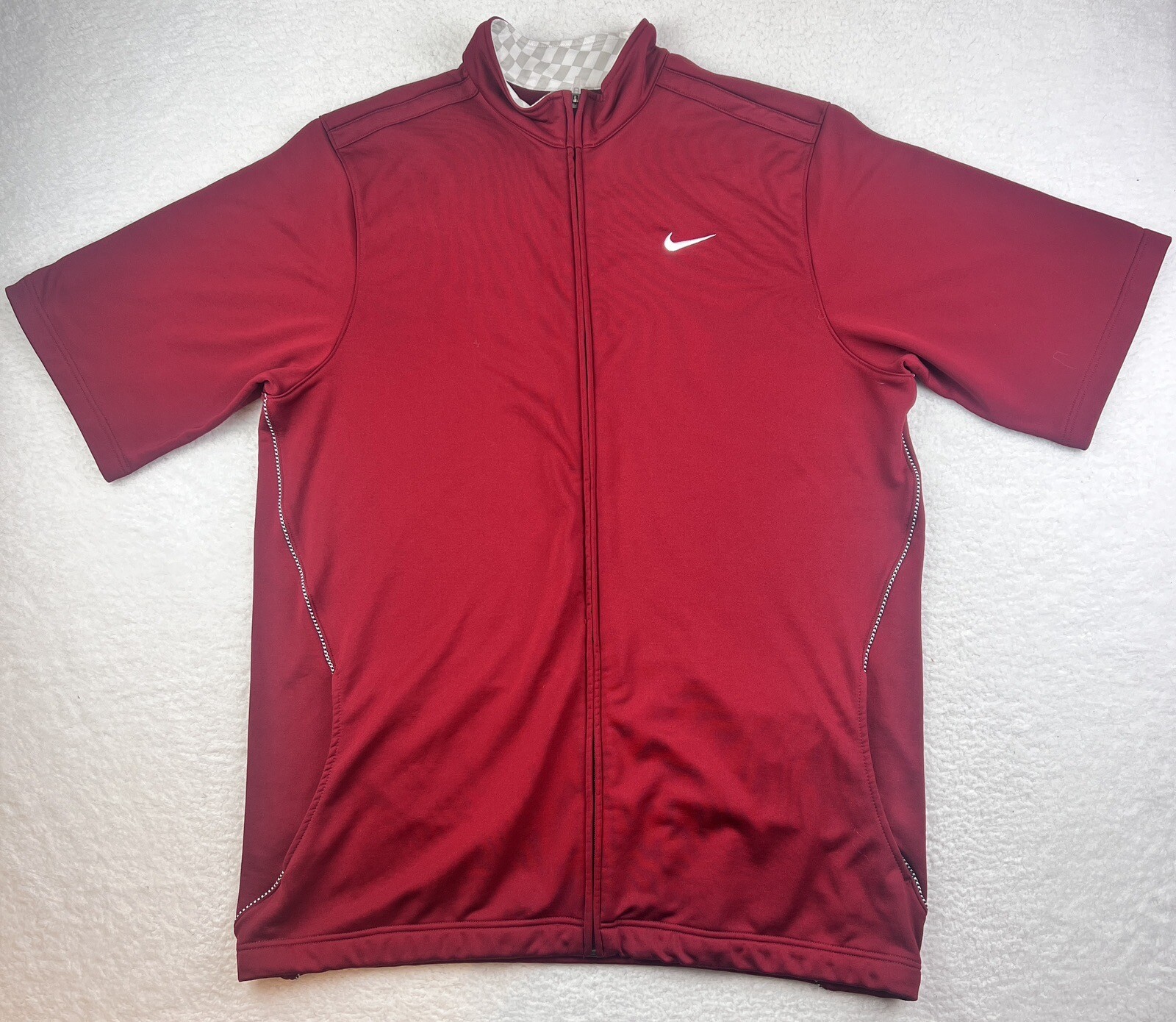 SACAI X NIKE Giacca Nike Kobe Bryant uomo taglia XXL marrone logo Lakers full zip manica corta