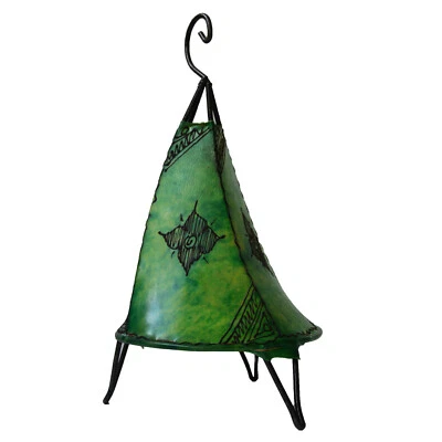 Orientalische Marokkanische Stehlampe Leder Henna Lampe Leuchte Tisir "Orient" - Bild 1 von 4