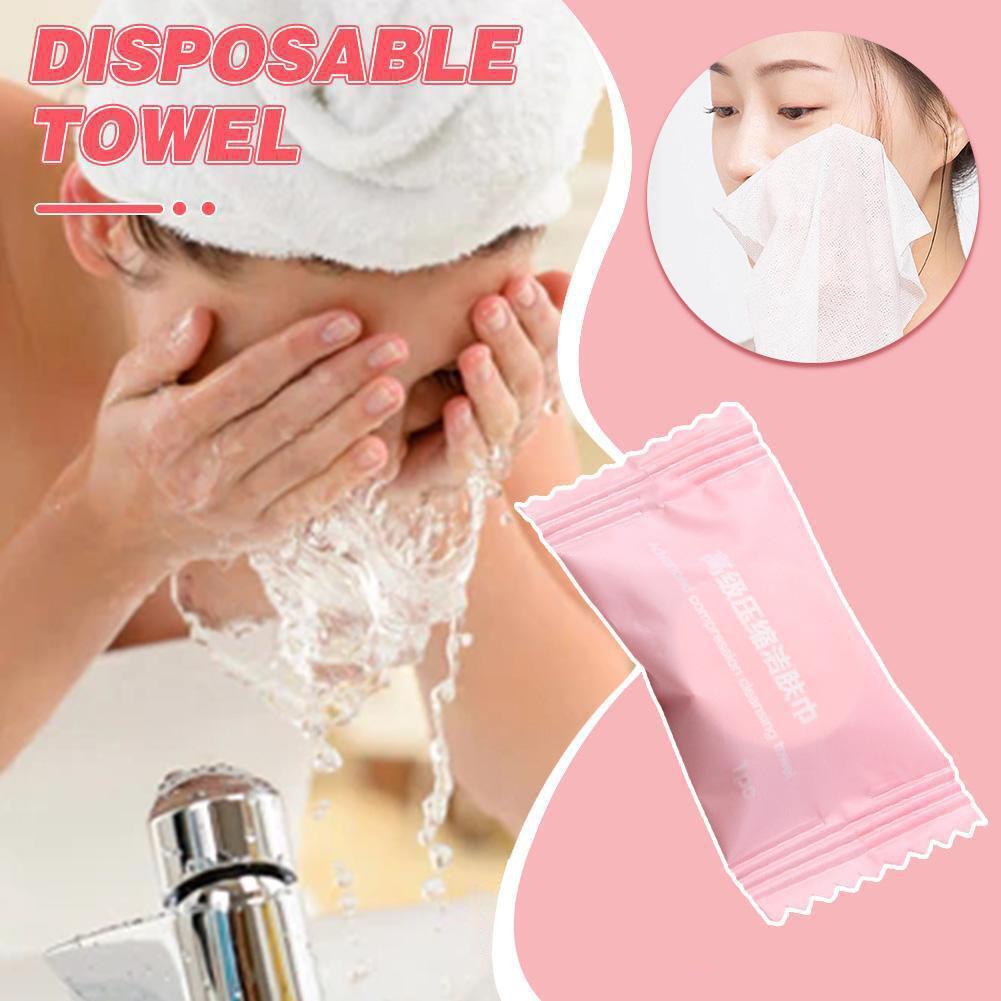 Tool Compressed Washcloth Compressed Face Towel Water Wet Wipe Disposable T GXA