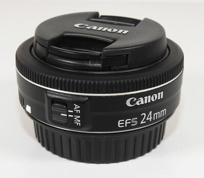 Canon EF-S 24 mm F2.8 STM schwarz Weitwinkel Objektiv für Canon *