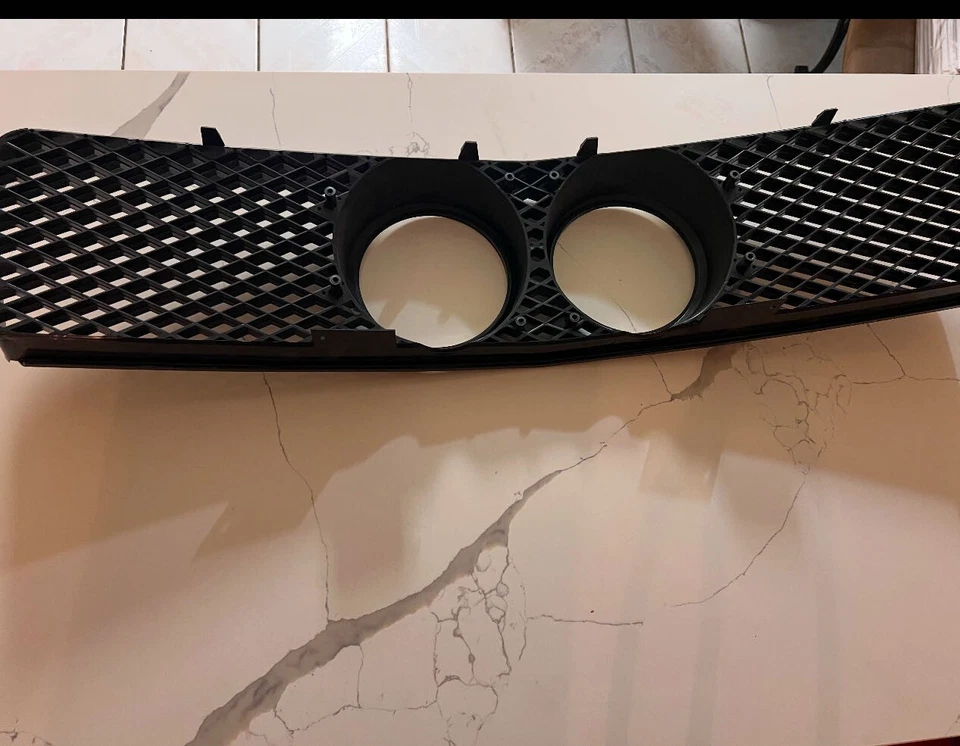 2005-2009 Ford Mustang GT Mesh Front Hood Bumper Grill Grille Black Gloss Finish - Image 2 of 4