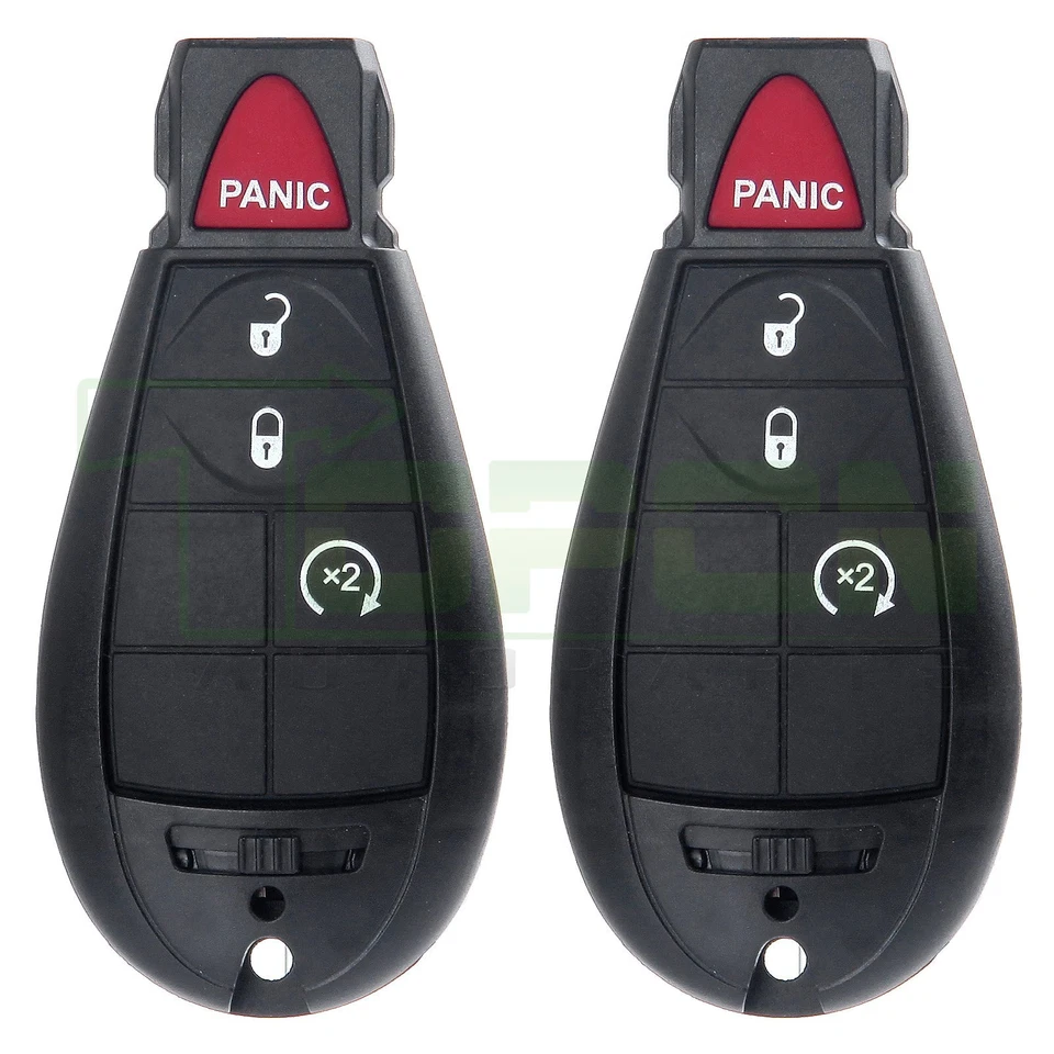 Para RAM 1500 2500 3500 2010 2011 2012 Entrada sin llave Control remoto Coche Llavero Foto 2 de 4