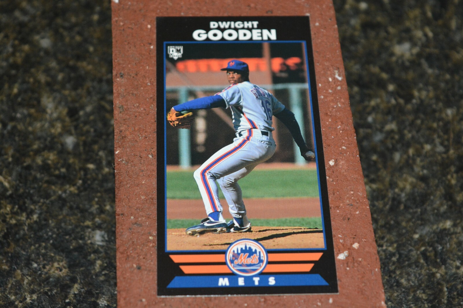 BASEBALL CARD RARE BOOKMARK DWIGHT GOODEN NEW YORK METS COLLA COLLECTION-image