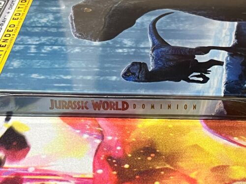 Jurassic World: Dominion 4K UHD + Blu Ray STEELBOOK Limited Edition Sealed - Picture 3 of 3