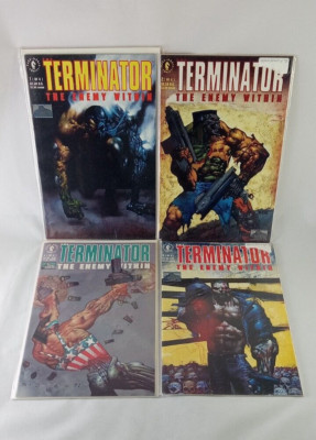 Terminator The Enemy Within Dark Horse Comics Complete Series #1-4