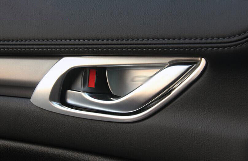 For Mazda CX-5 2017-2021 Silver Titanium Inner Door Handle Bowl