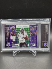 2020 Mosaic Lamar Jackson Marquise Brown Ingram Green Prizm Flea Flicker #FF2 10