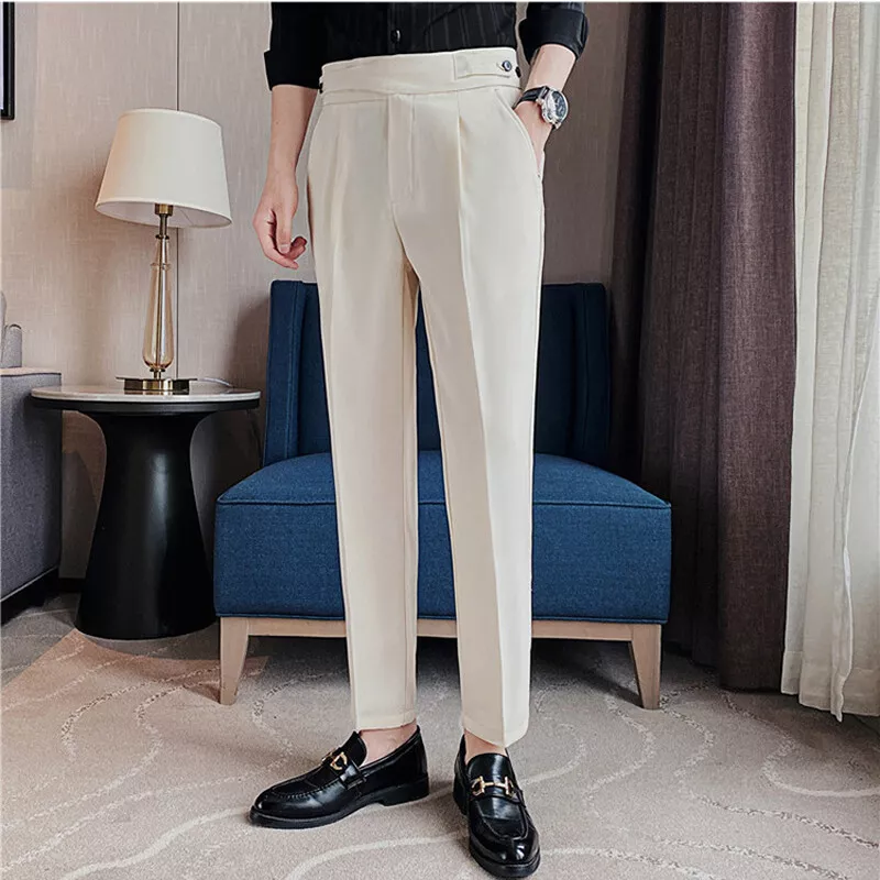 Buy Dobby Mid Rise Formal Trouser Online at Best Price in India - Suvidha  Stores