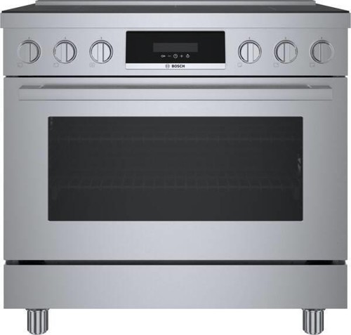 Bosch 800 Series HIS8655U 36" Slide-In Induction Range with 5 Burner Elements