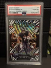 2023 Panini Select - Concourse Bijan Robinson #4 Zebra Prizm Die-Cut (RC)