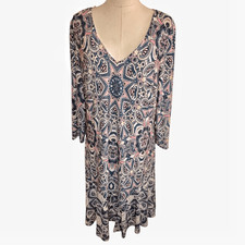 Eliza J. Paisley Plus Size Dress Size 16