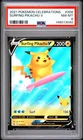 2021 POKEMON CELEBRATIONS #008 SURFING PIKACHU V PSA 8