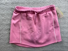 All in Motion Girls Youth XL 14 Rose Pink Airy Sleek Piped Skort