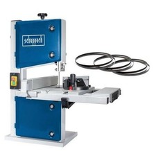 Scie à Ruban Scheppach HBS30 350W Table Inclinable 45° + 3 Lames Bois Métal