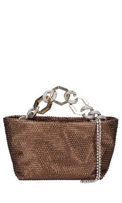 JESSYE LAMÈ Handtasche GEDEBE Damen Bronze Abv024_gede