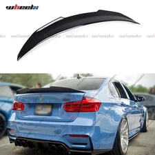 FOR BMW F30 F80 M3 320I 328I 330I GLOSS BLACK PSM STYLE REAR TRUNK SPOILER WING