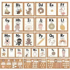 Alphabet for Classroom Wall Decor -Alphabet Poster  Letters