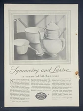 Magazine Ad - 1928 - Vollrath Enameled Kitchwn-ware - Sheboygan, WI