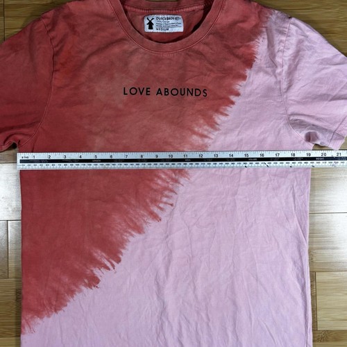 Dutch Bros Love Abounds Tie Dye T-Shirt Medium Pink Coffee Merch - Bild 8 von 8