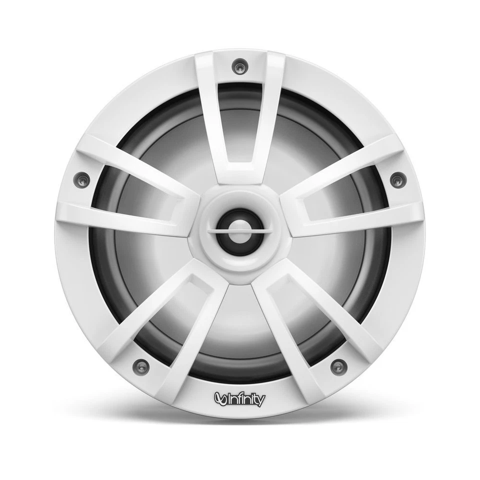 Динамик морской лодочный Infinity 822MLW 8 дюймов белый RGB-освещение отремонтированный одинарный - Изображение 2 из 4