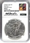 2024(P) SILVER EAGLE PHILADELPHIA STAR PRIVY FIRST DAY ISSUE NGC MS70 GAUDIOSO