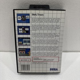 Dick Tracy Sega Master System SMS Complete CIB (Ships from USA)