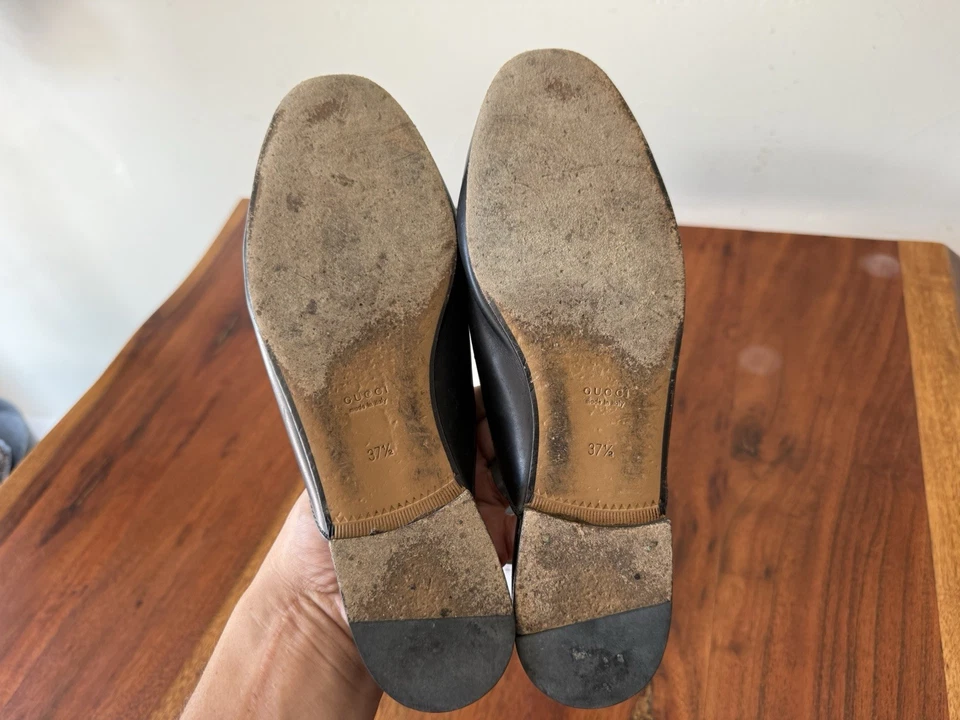 Mocasín Gucci Princetown Mule para mujer, talla 7 - negro Foto 4 de 4