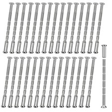 30 Sets M3 Door Handle Fixing Screws & Sleeves Door Handle Bolt Through Fixings