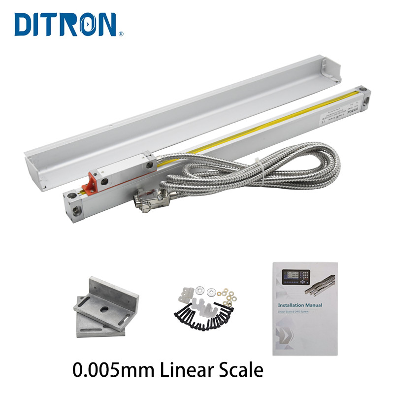 LED Digital Readout 2 Axis 3 Axis Linear Glass Scale 5um 130mm-1020mm USA Stock