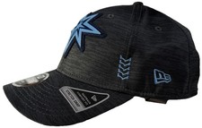 NWT New Era Tampa Bay Rays Youth 9forty Stretch Snap Cap Sunburst Graphite