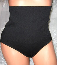 NEW 2X GLORIA VANDERBILT BLACK High Waisted Stretch Smooth Shaper Panties 