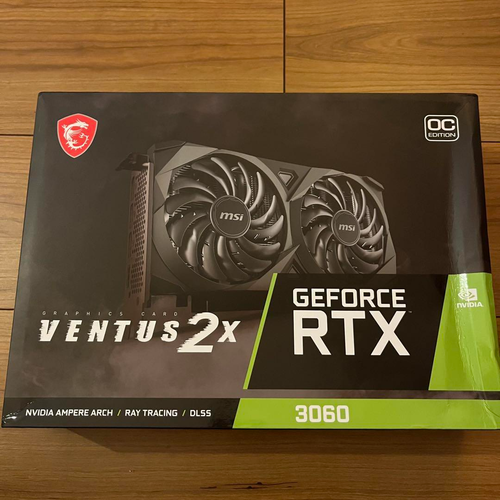 MSI Video Card GeForce RTX 3060 VENTUS 2X 12G OC PCI-Exp 4 12GB GDDR6 in Box - 第 2/5 張圖片