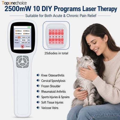 Red & Infrared Laser Therapy Device 25 Diodes for Back Shoulder Knee Pain Relief