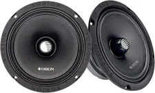 6.5 Mid-Range Speakers 250W RMS 1000W Max Power 4 Ohm Pair