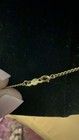 Vintage 14K Gold Rose Cut Diamond Pendant Necklace Pearl Drop 18” — photo 9