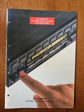 Becker Mexico Cassette Radios German Auto Radio Funk Telefone Vintage Germany