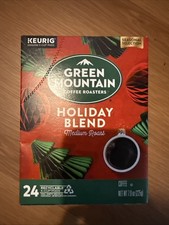 Green Mountain Coffee Holiday Blend 24 K Cup Pods Medium Roast BB.2026