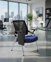 Moderner BüRosessel Mit Ergonomischer RüCkenlehne Und Metallgestell