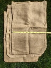Cuatro bolsas de arpillera de 24" x 36", sacos, bolsas de carreras de sacos de patatas, sacos de arena, saco de armas