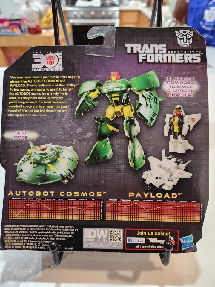 Transformers Generations Emocionante 30 Leyendas Clase Cosmos y Carga útil Sellado Foto 2 de 2