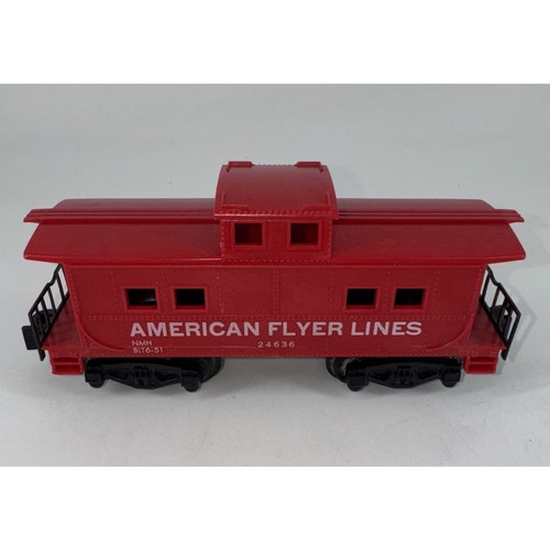 Tren ferroviario American Flyer Lines 24636 rojo caboose escala S de colección | Zustand: Used
