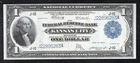 FR. 739 1918 $1 FRBN FEDERAL RESERVE BANK NOTE KANSAS CITY, MO UNCIRCULATED