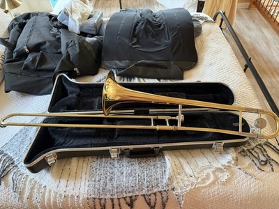 Yamaha YSL-354 Bb Tenor Slide Trombone  Brass Gold w/ Case