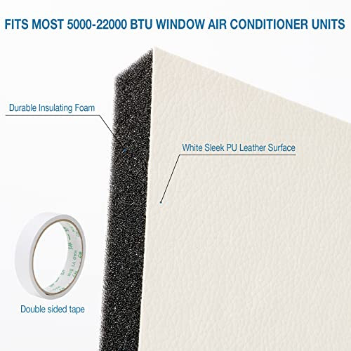 AC Side Panels Kits, Air Conditioner Foam Insulation Window Kit 2 Pack, Air - Picture 6 of 8