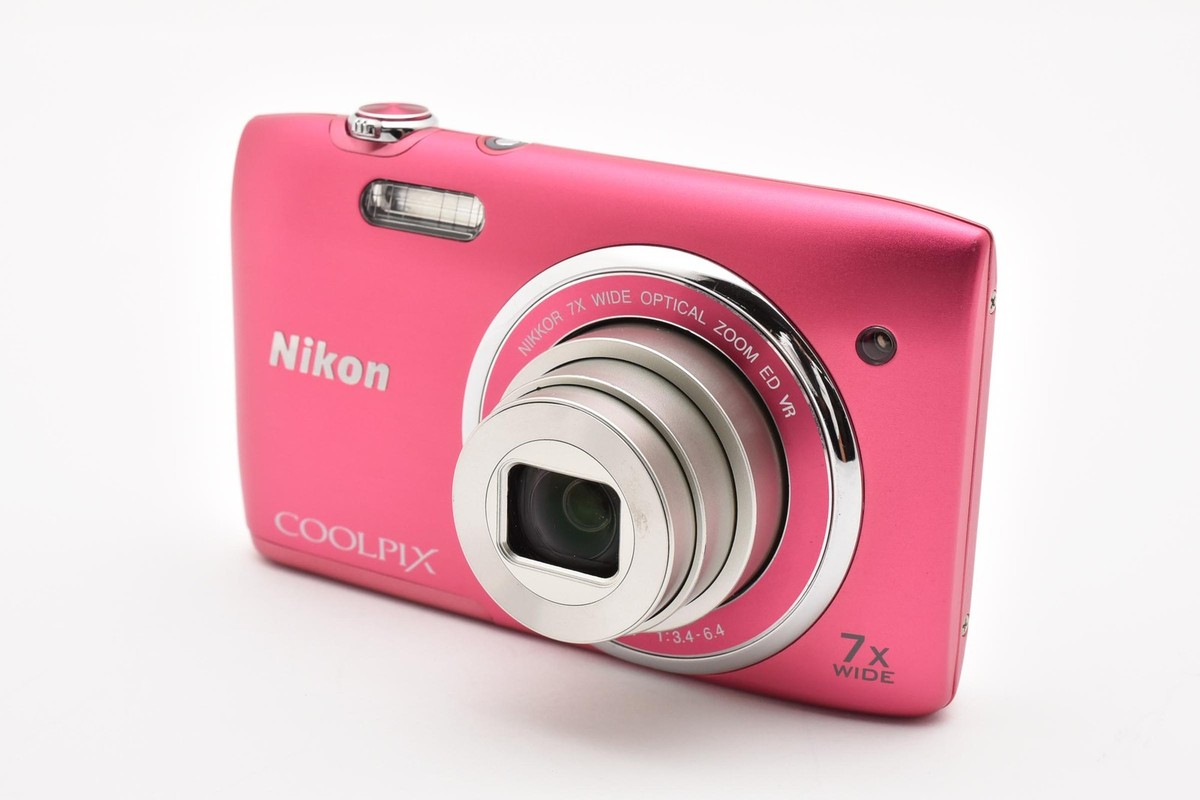 美品 Nikon COOLPIX S3500 ピンク Nikon Coolpix S3500 Pink 20.1MP Digital Camera From Japan